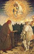 Virgin and child with St. Goran and St Antonius Antonio Pisanello